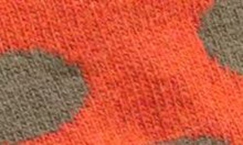 Portolano Polka Dot Neckwarmer In Orange