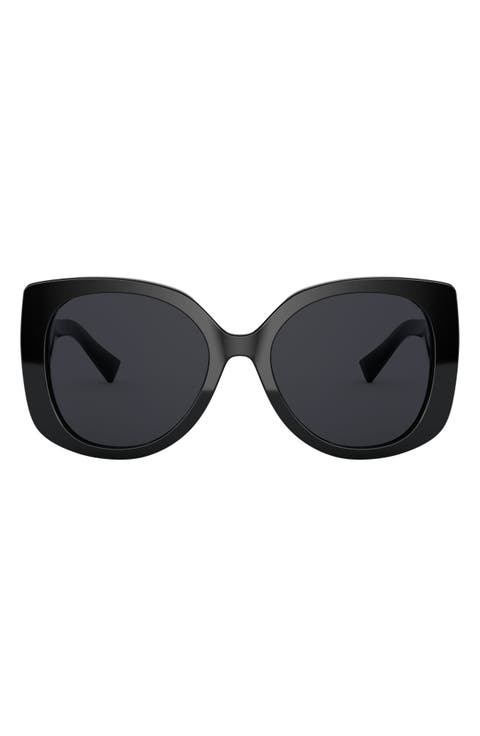56mm Rectangle Sunglasses