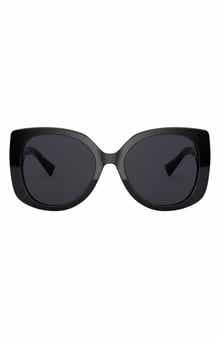 Versace 56mm Rectangle Sunglasses