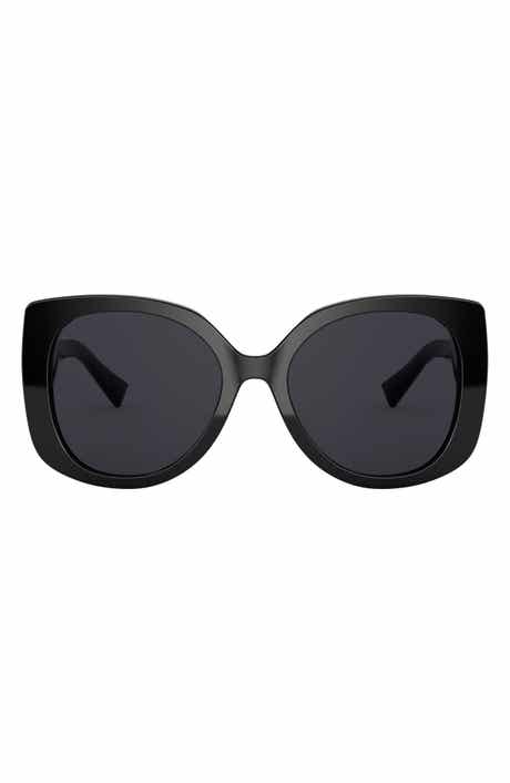 Versace 56mm Rectangle Sunglasses