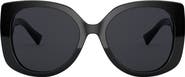 Versace 56mm Rectangle Sunglasses