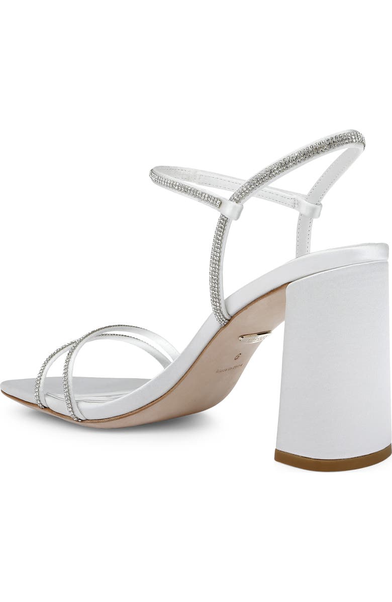 Badgley Mischka Collection Firey Ankle Strap Sandal, Alternate, color, Soft White