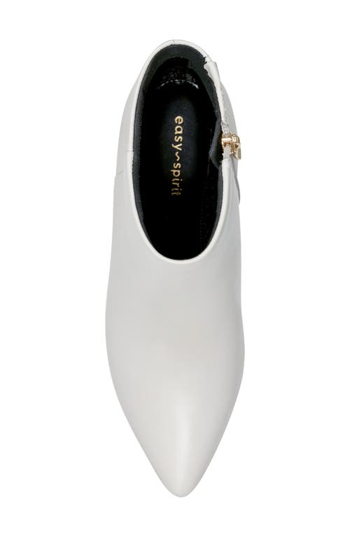 Easy Spirit Laina Pointed Toe Bootie In White