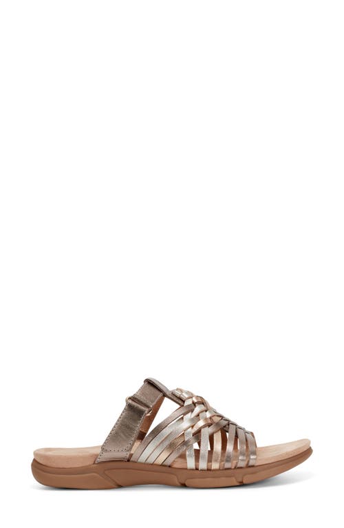 Easy Spirit Mindi Slide Sandal In Pewter