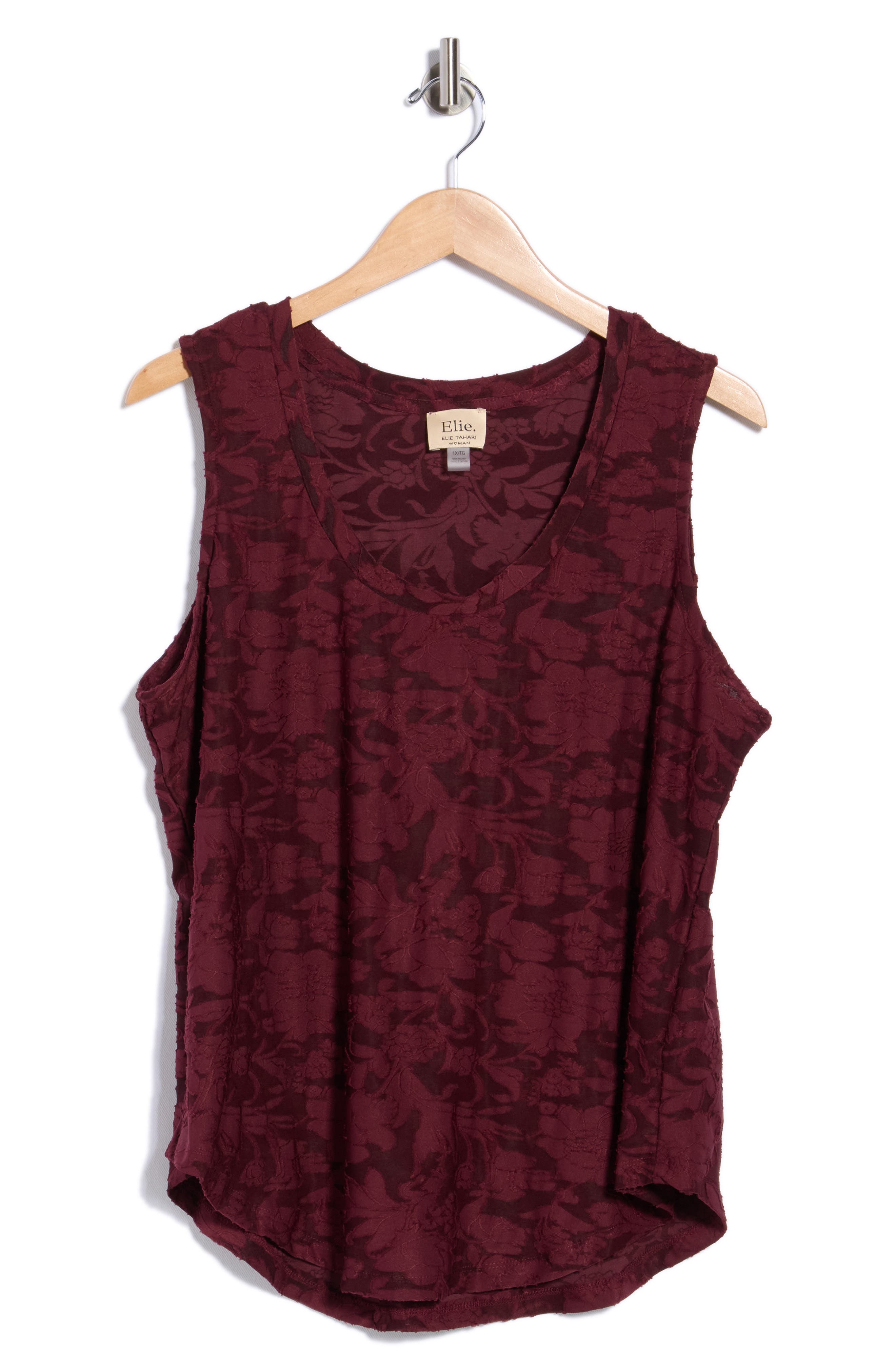 Floral Scoop Neck Tank Top