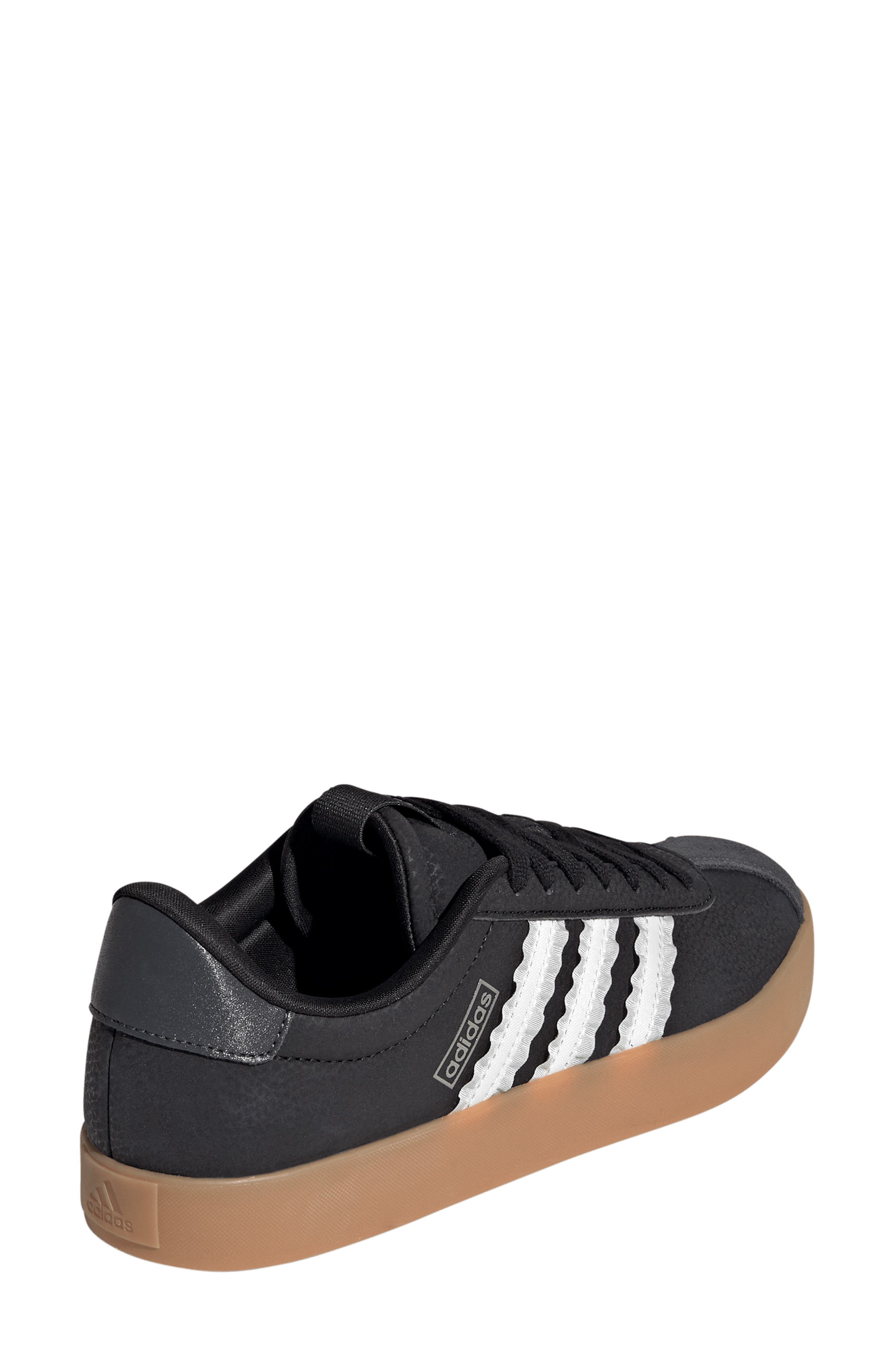 adidas VL Court 3.0 Sneaker, Alternate, color, Core Black/ White/ Cyber Met.