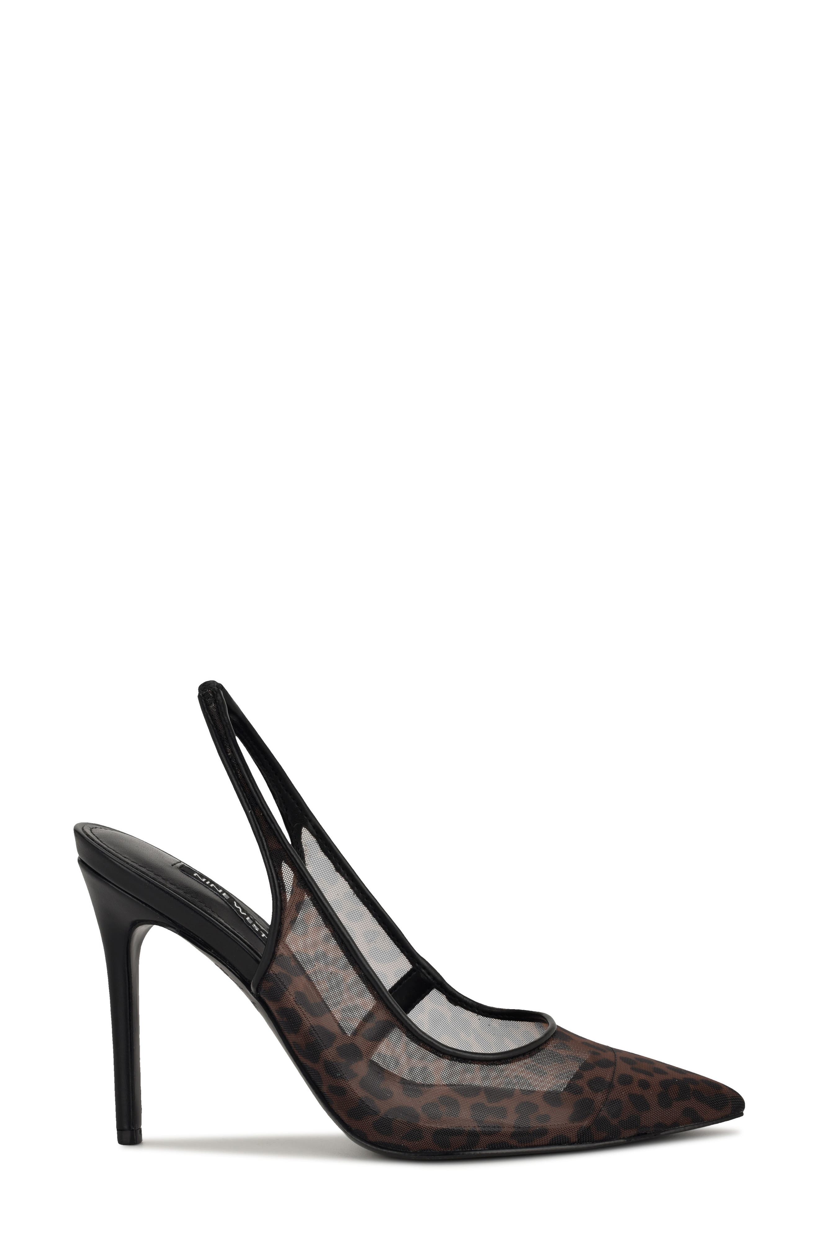 Feather Pointed Toe Slingback Pump - image 2