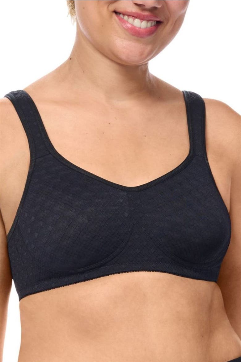 Tiana Wire-Free Bra, Main, color, black