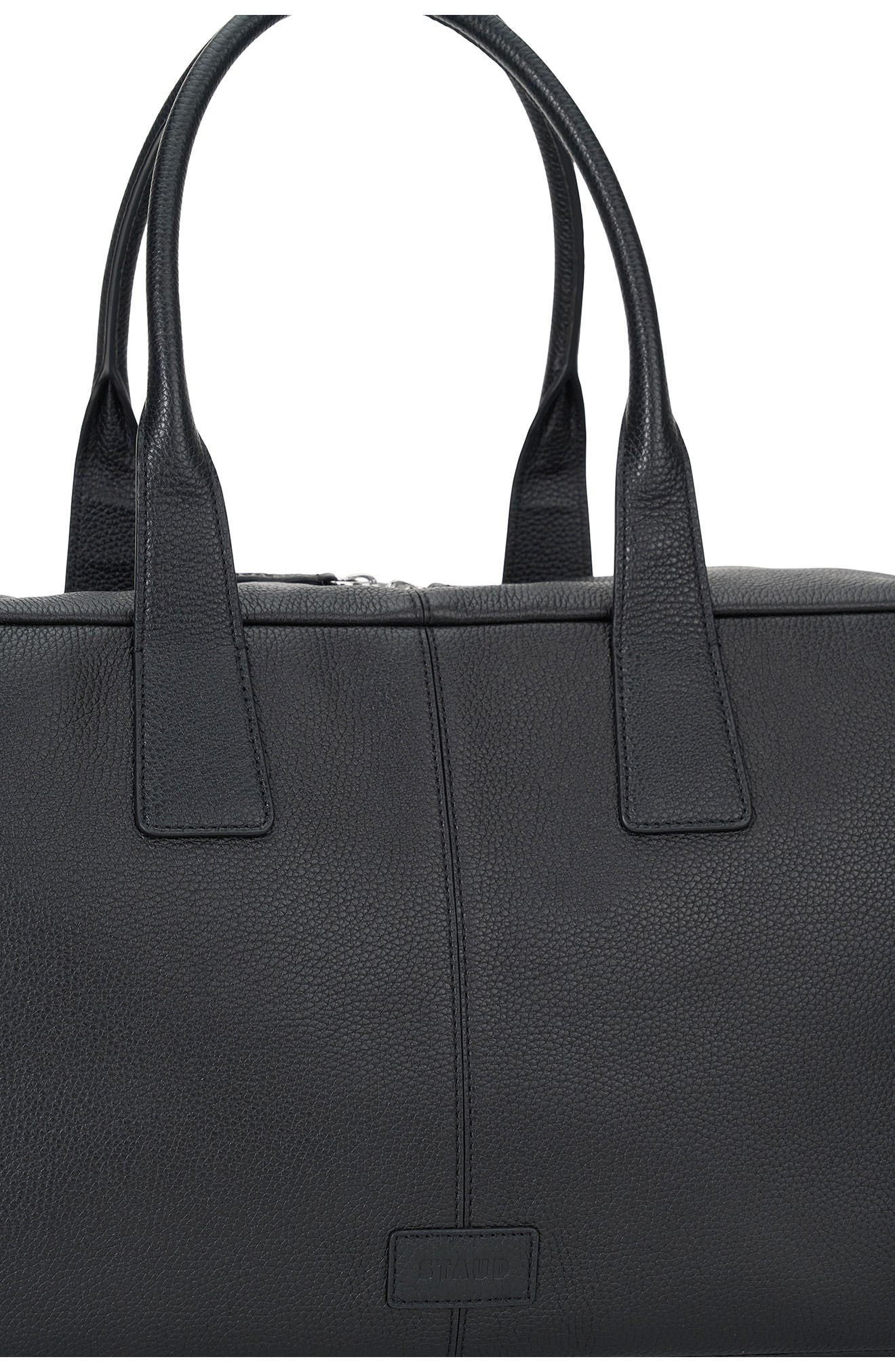 STAUD The Dude Leather Weekend Bag, Alternate, color, 