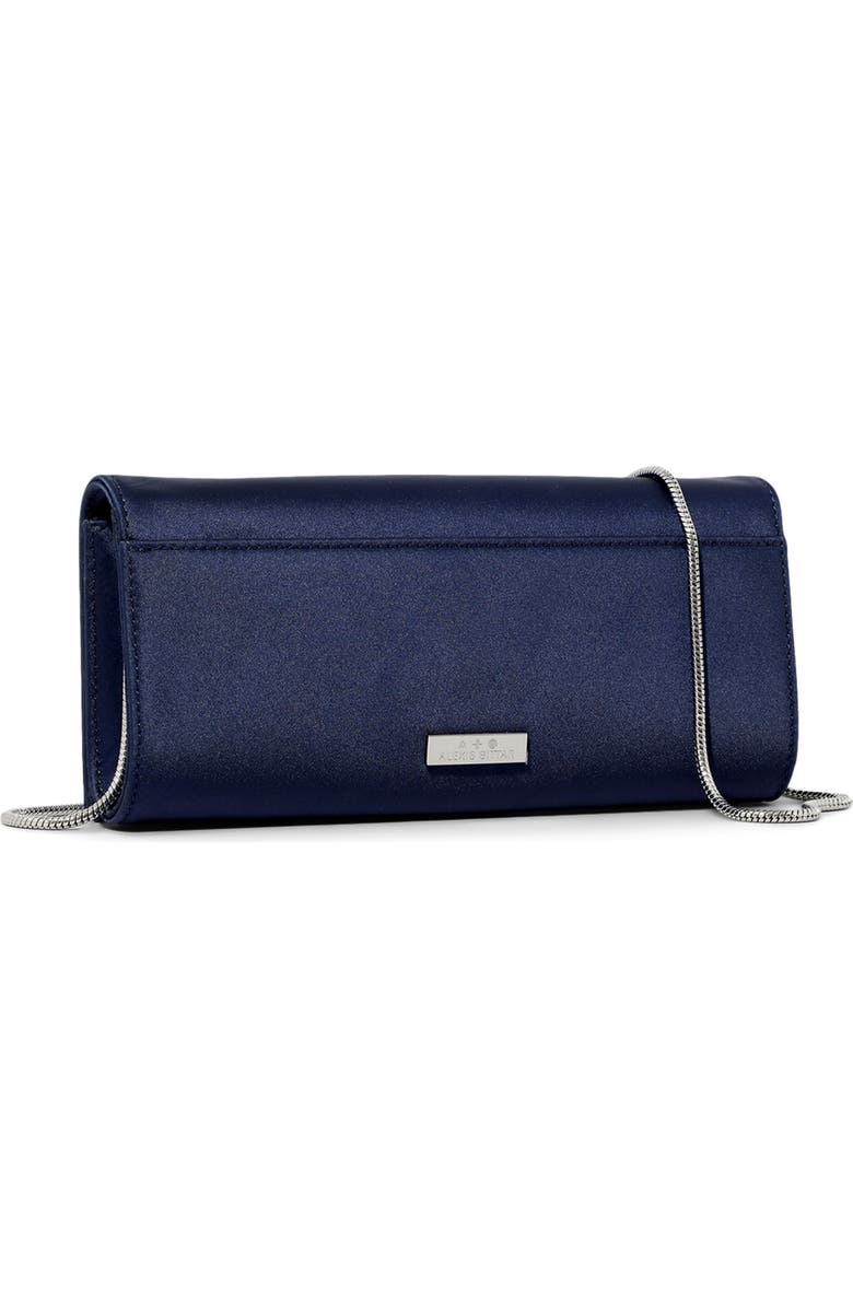 Alexis Bittar Crystal Curve Clutch, Alternate, color, Royal Navy