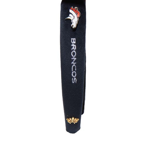 Lele Sadoughi Denver Broncos Charlotte Headband In Black