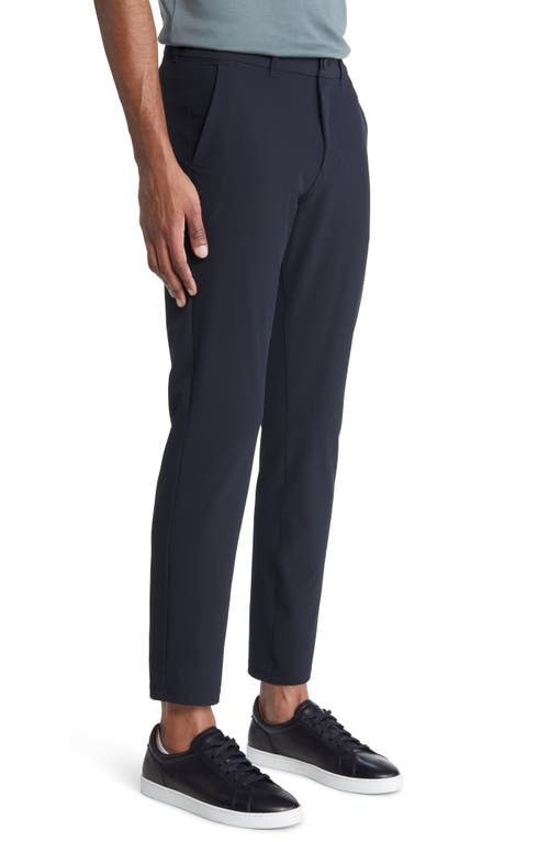 Mizzen + Main Mizzen+main Helmsman Slim Fit Flat Front Golf Pants In Black