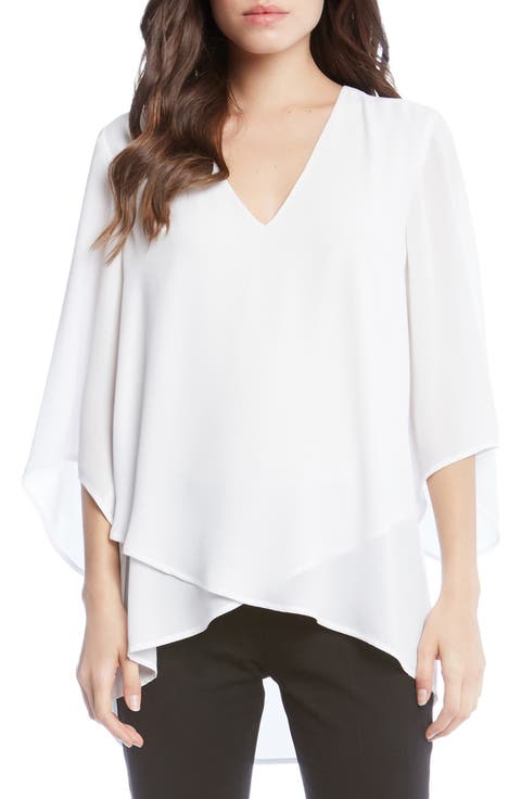 Asymmetrical Crepe Top