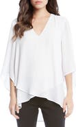 Karen Kane Asymmetrical Crepe Top
