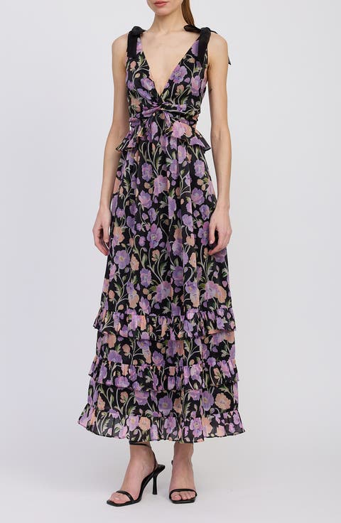 Becca Floral Tiered Dress