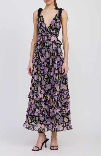 En Saison Becca Floral Tiered Dress