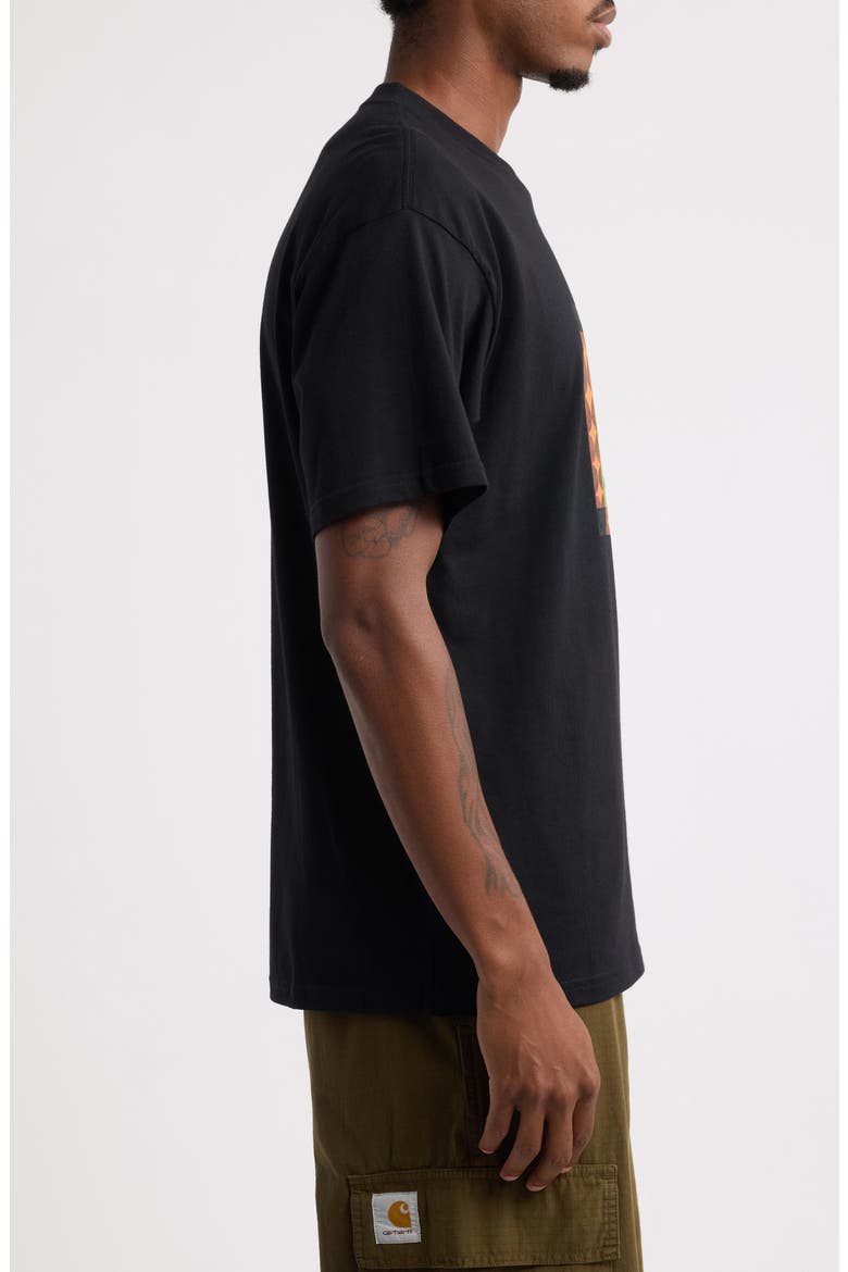Julia Klenovsky Organic Cotton Graphic T-Shirt, Alternate, color, BLACK
