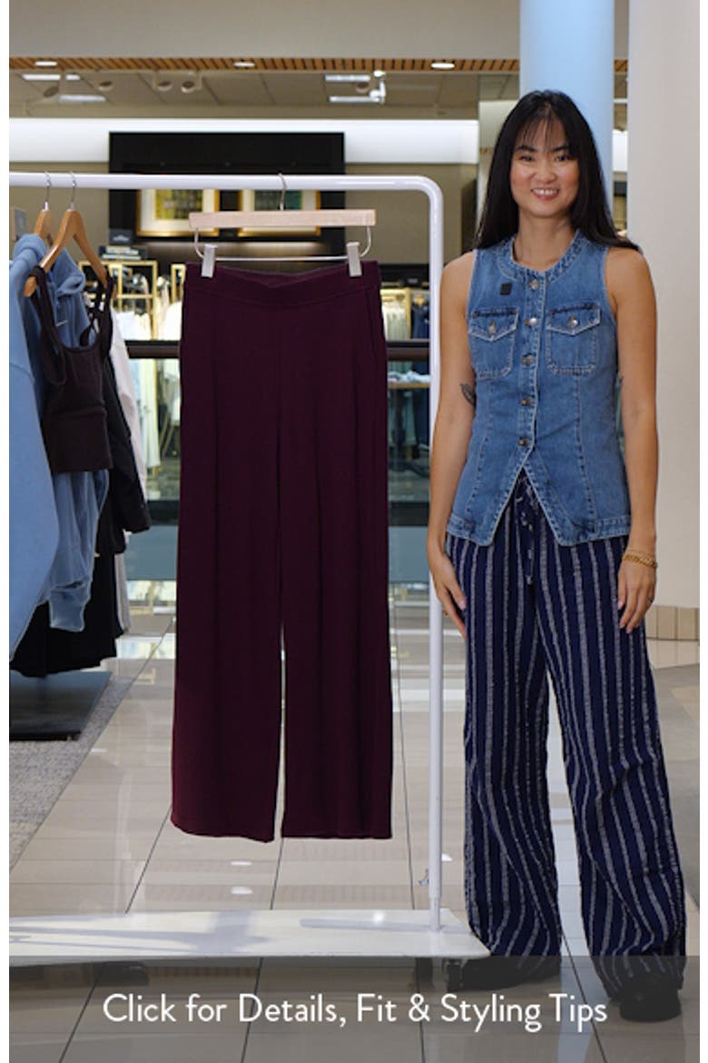 Rest Day Waffle Wide Leg Pants video
