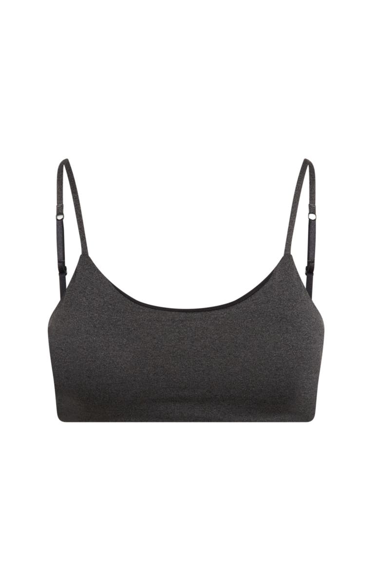 Bleuet Bleum Padded Reversible Girls Bralette, Alternate, color, Titanium-Black