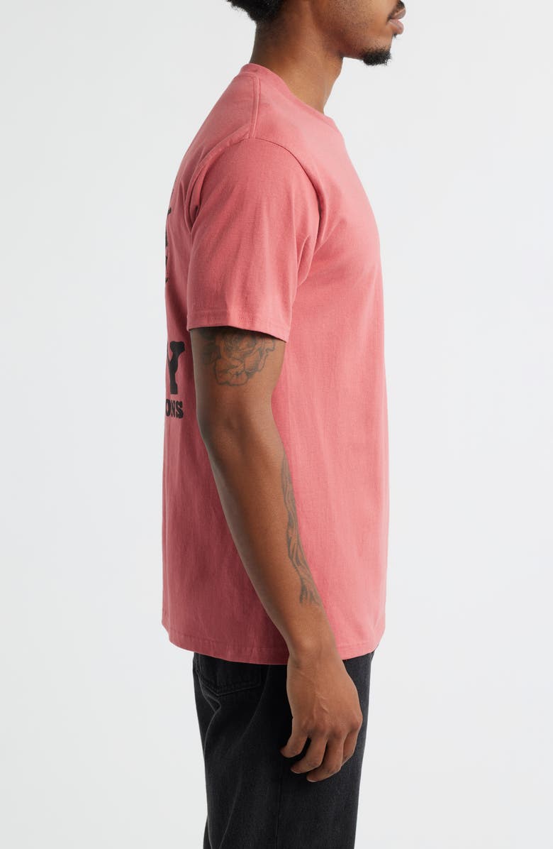 Obey Head Jazz Graphic T-Shirt, Alternate, color, Mineral Red