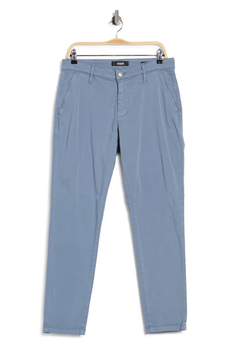 Jeff Slim Leg Twill Chinos, Main, color, STEEL TWILL