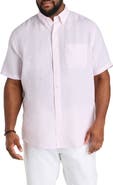 Brooks Brothers Big & Tall Solid Linen Sport Shirt