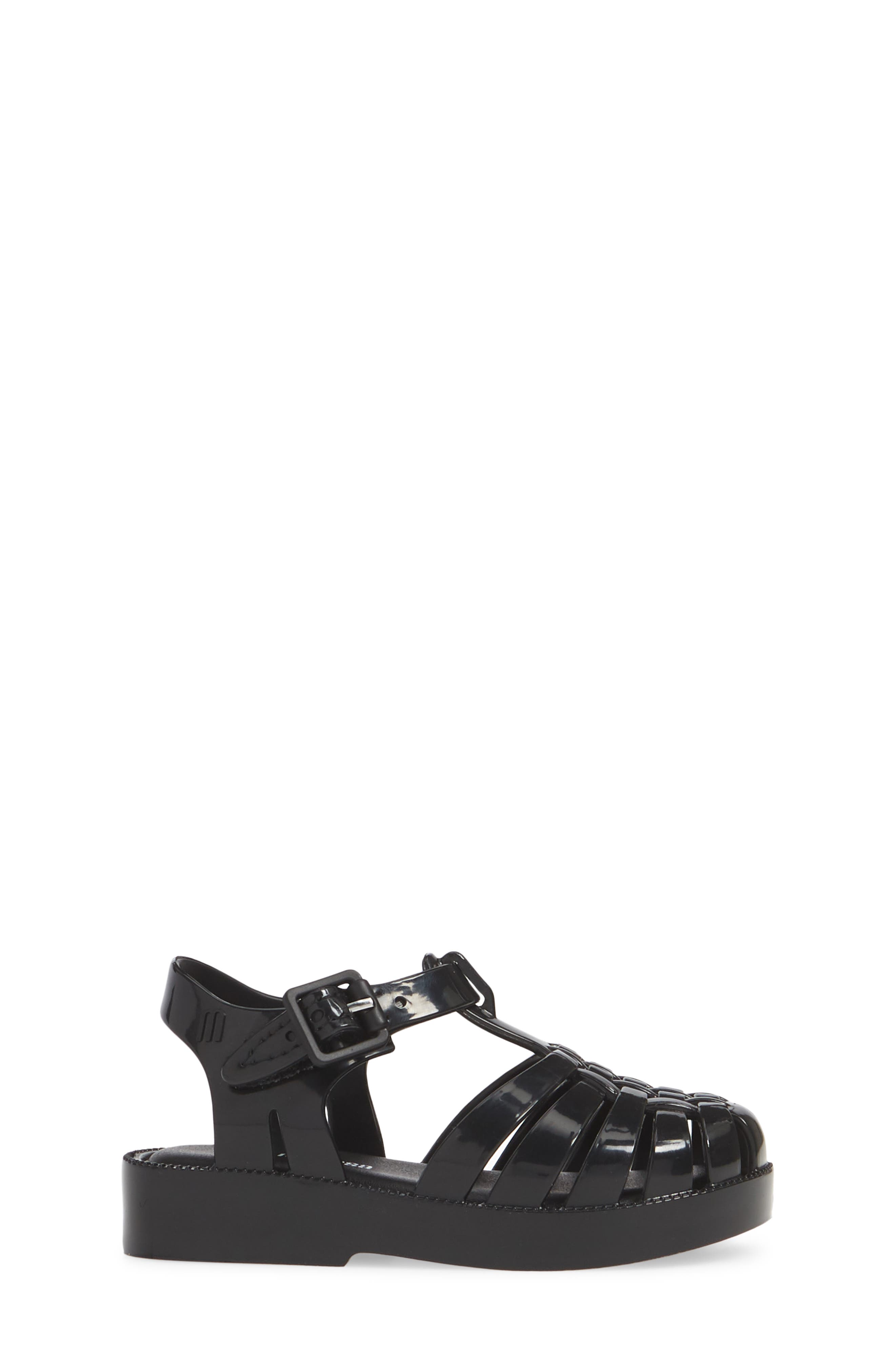 Mini Melissa Possession Jelly Sandal, Alternate, color, Black