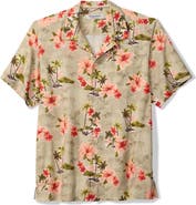 Tommy Bahama Coastal Ease Palm & Petals Floral IslandZone® Camp Shirt