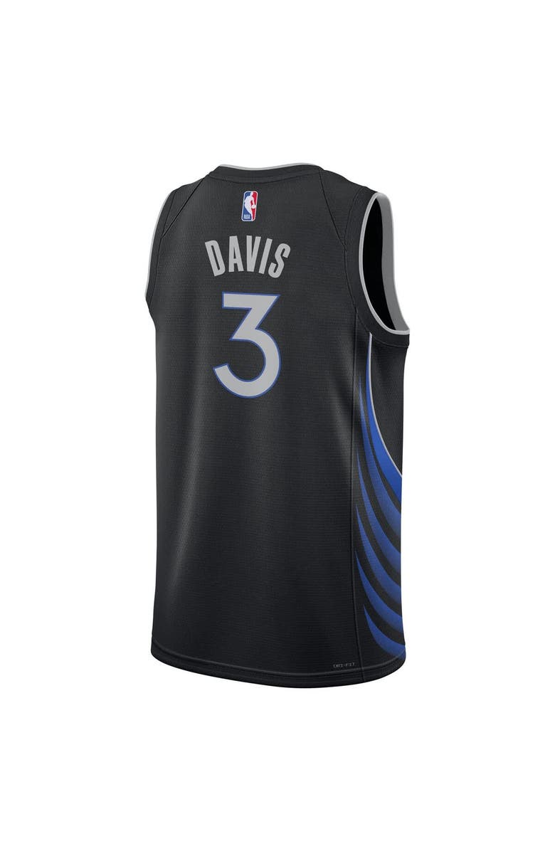 Nike Unisex Nike Anthony Davis Black Dallas Mavericks 2025/26 Swingman Jersey - City Edition, Alternate, color, Black