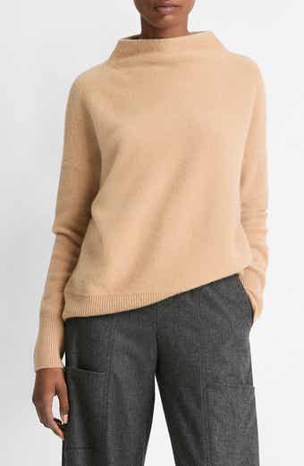 Boiled Cashmere Funnel Neck Pullover