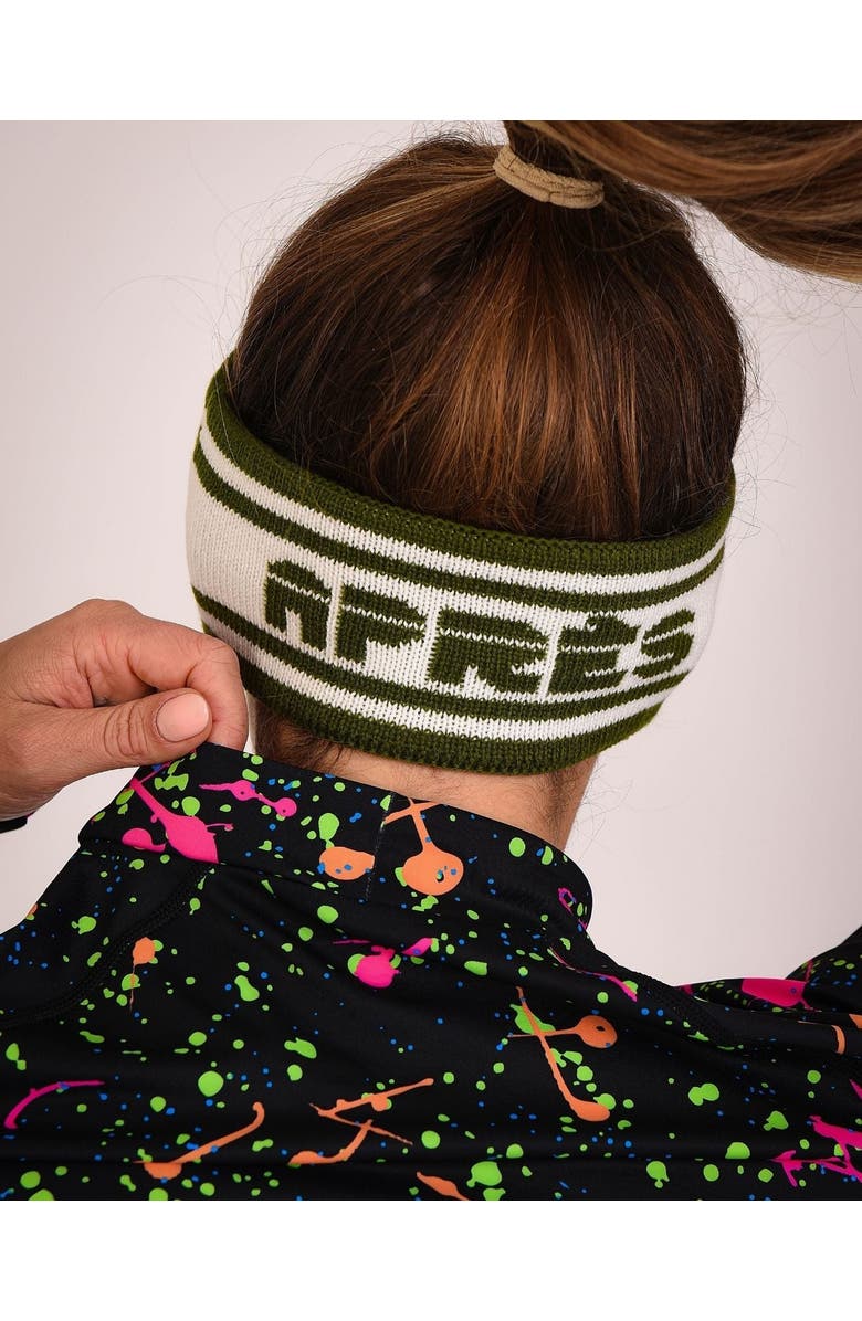 OOSC Après Headband - Khaki, White, Alternate, color, Khaki, White