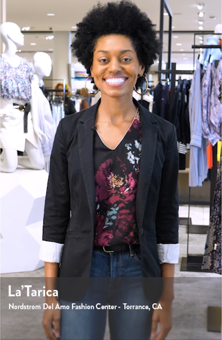 Abby Zip Front Hooded Denim Jacket, sales video thumbnail