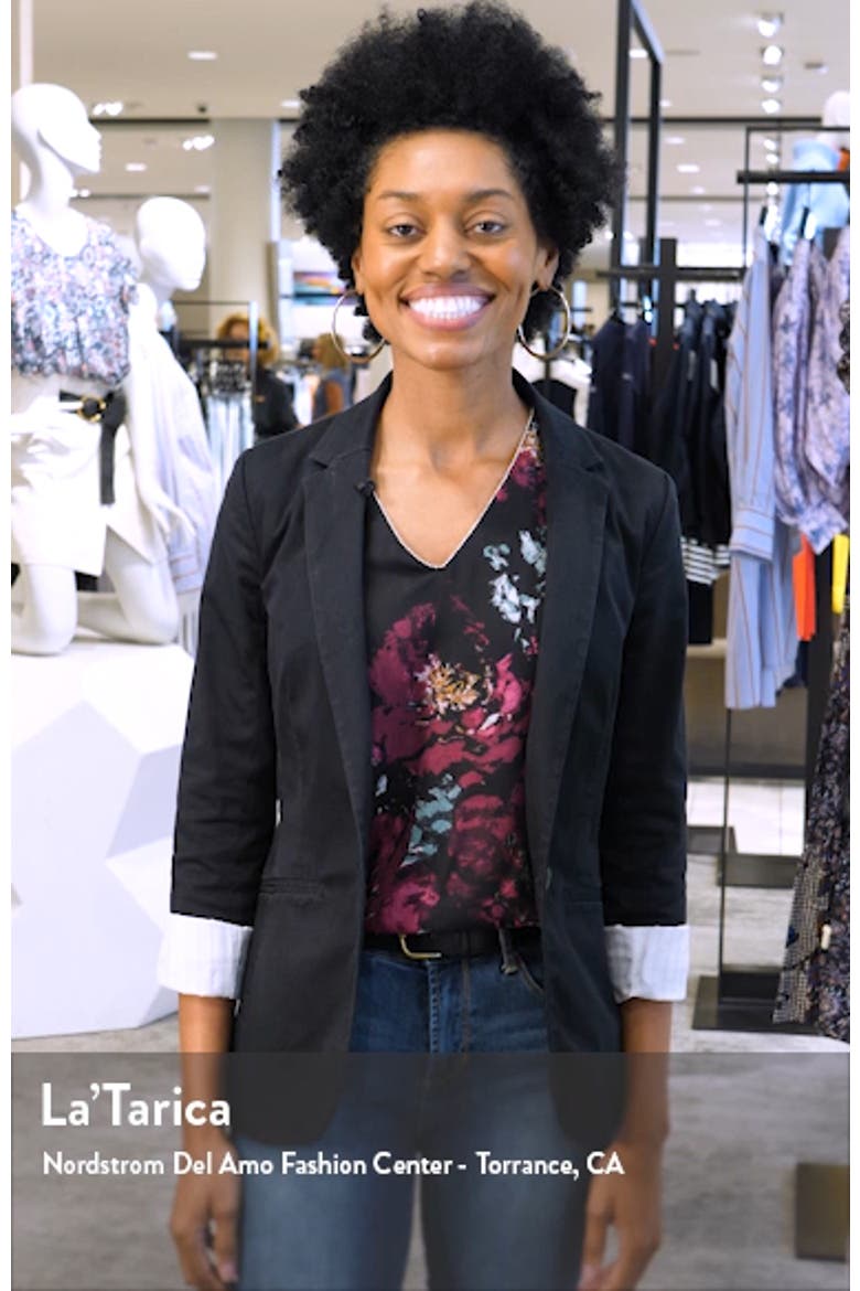 Abby Zip Front Hooded Denim Jacket video