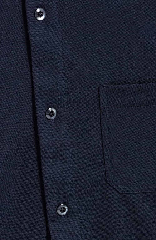 Anatomie Nick Piquet Button Down Shirt In Blue