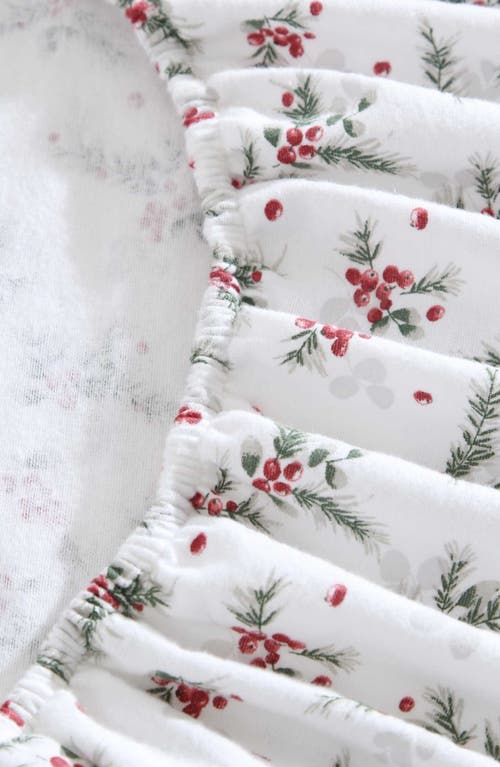 Laura Ashley Berry Bright Cotton Flannel Sheet Set In Multi
