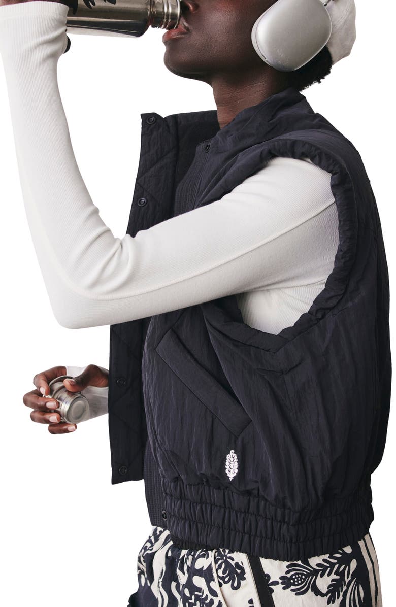 Free People FP Movement Scrunch Time Puffer Vest, Alternate, color, 