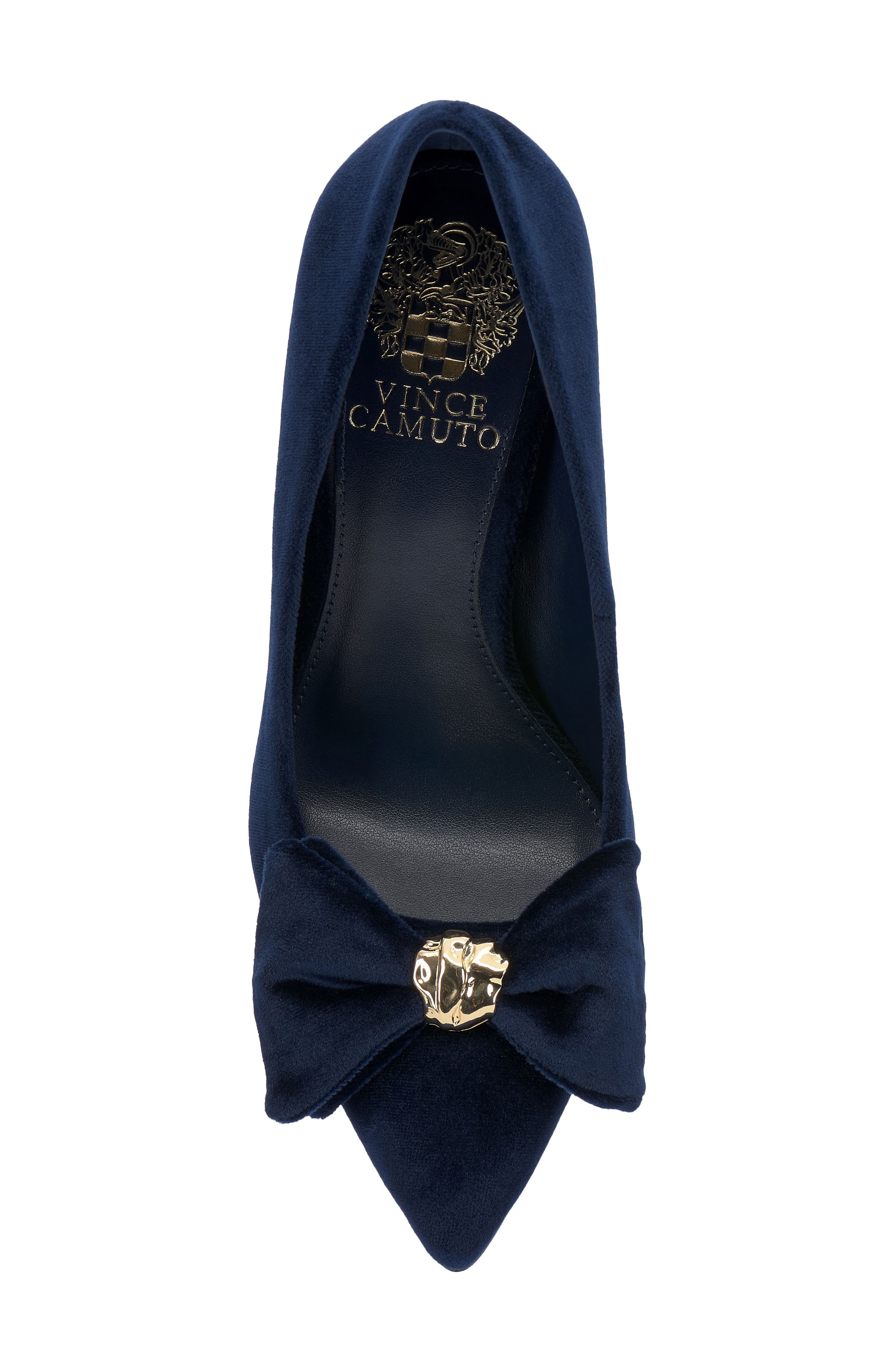 Vince Camuto Haylez Pointed Toe Pump, Alternate, color, Deep Navy