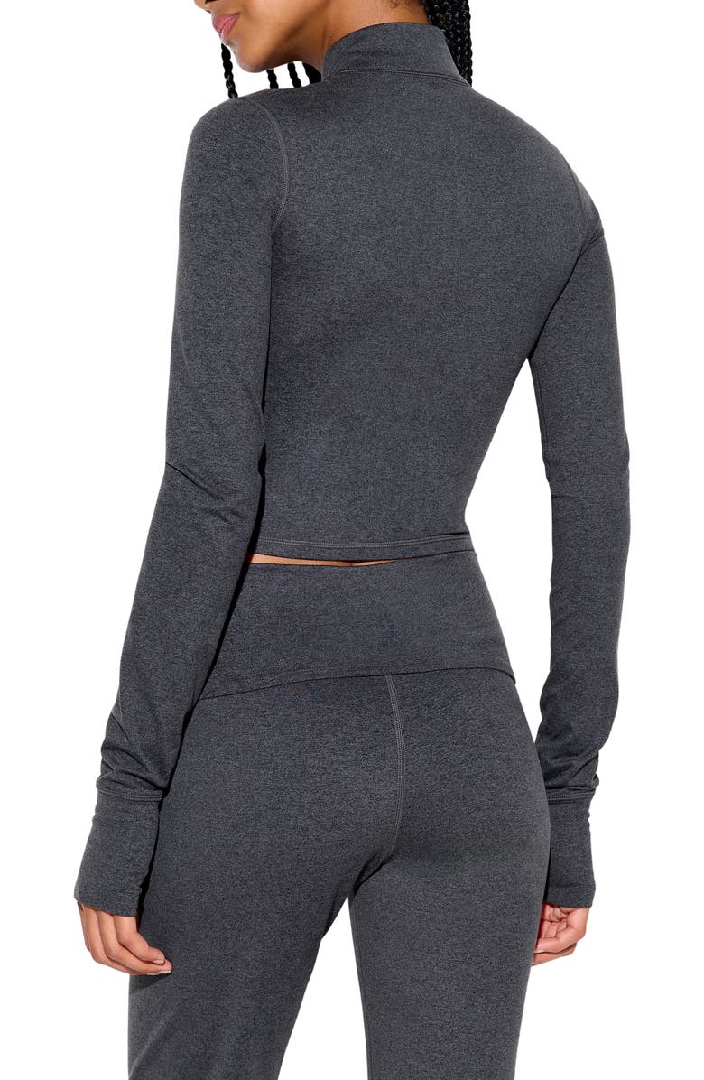 Spiritual Gangster Elliott Crop Knit Jacket, Alternate, color, Vintage Black