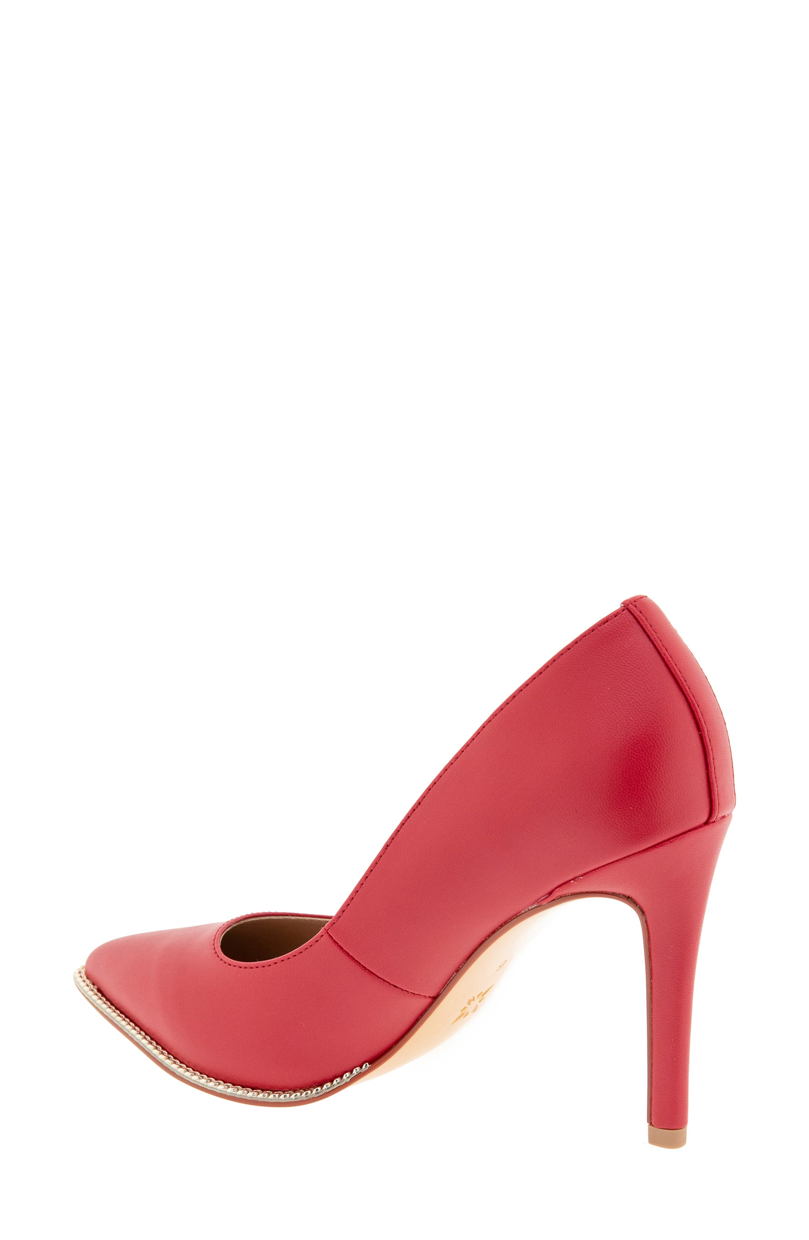 Hiarlia Chain Trim Pointed Toe Pump - image 4