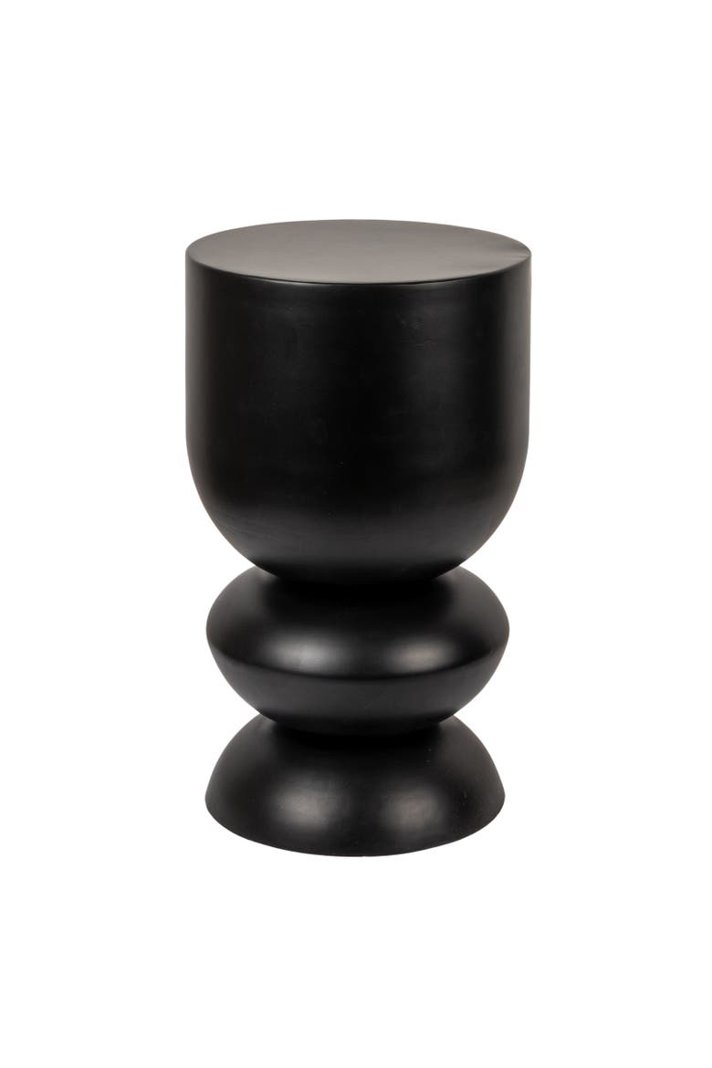Stacked Bulb Side Table, Main, color, Black