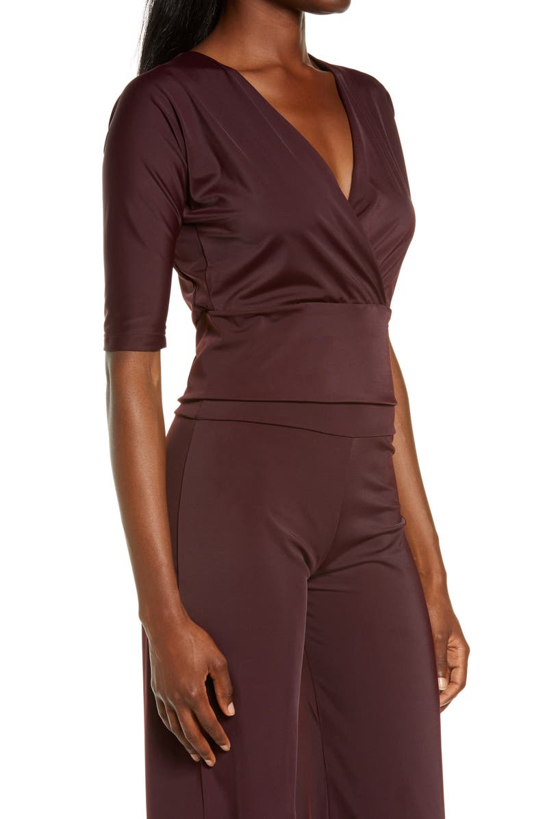 Omnia Paratus Omina Paratus Quartz Wrap Ballet Top, Alternate, color,