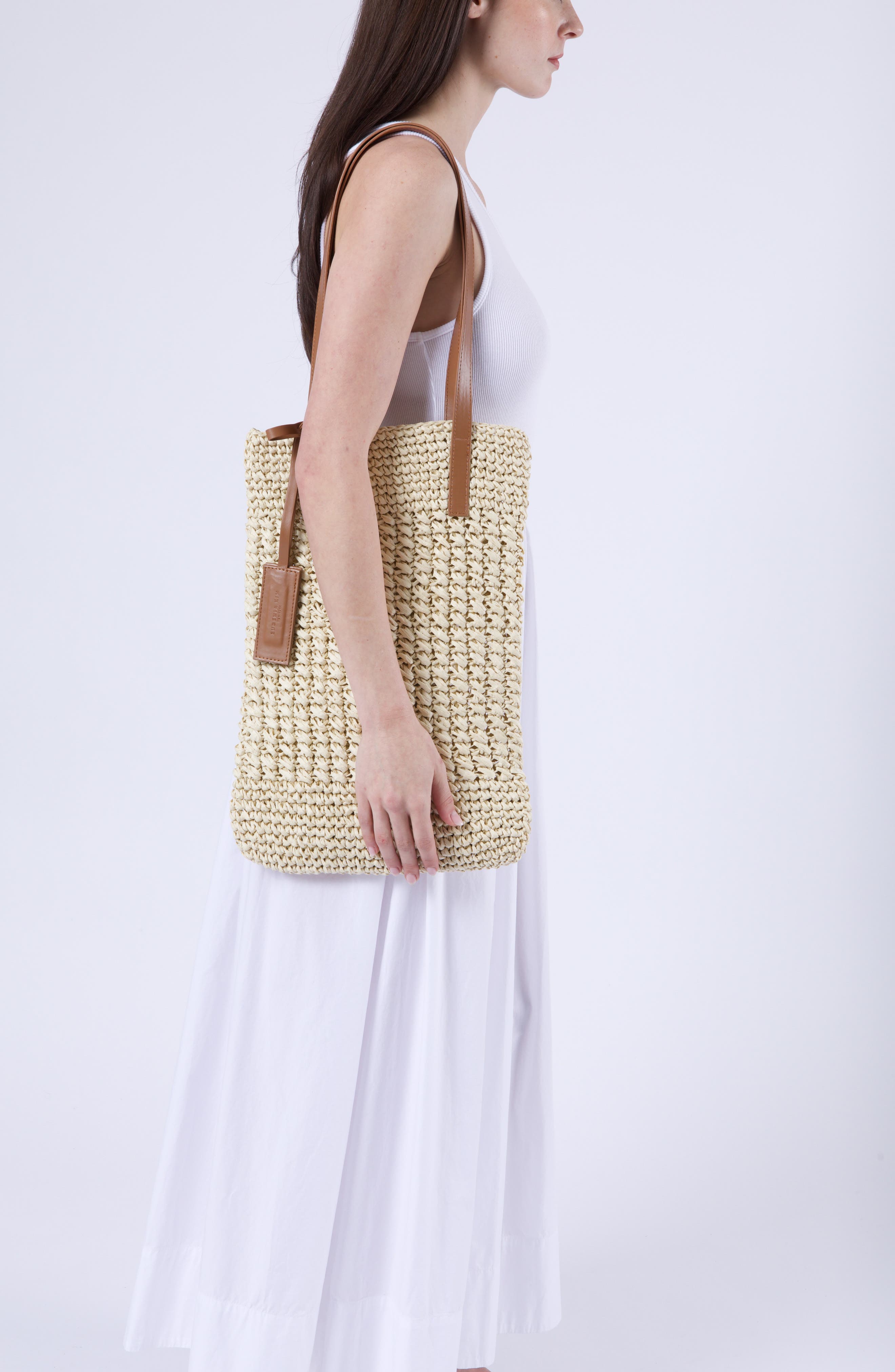 Chelsea Straw Tote, Alternate, color, NATURAL