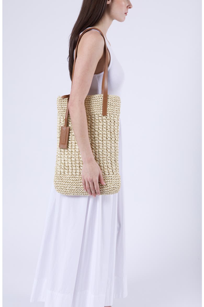 Chelsea Straw Tote, Alternate, color, NATURAL