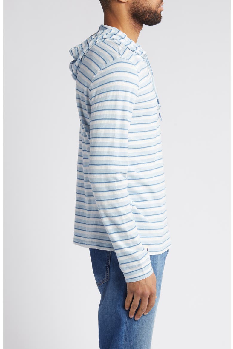 Anthony Indigo Stripe Hoodie, Alternate, color, INDIGO