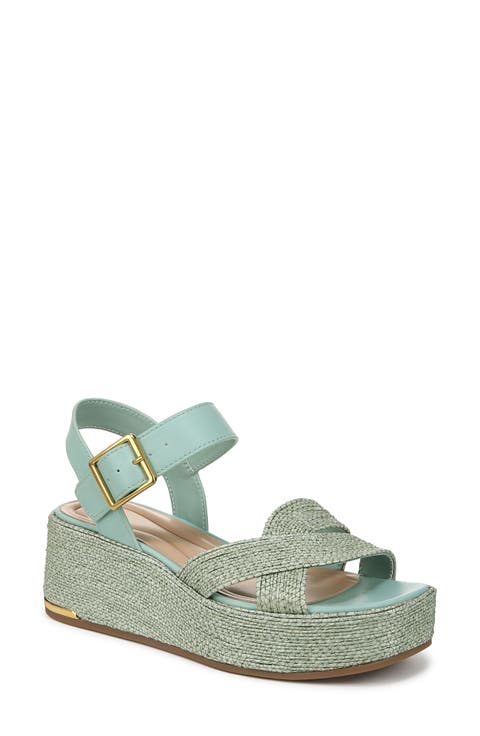 Tilly Ankle Strap Platform Wedge Sandal (Women)