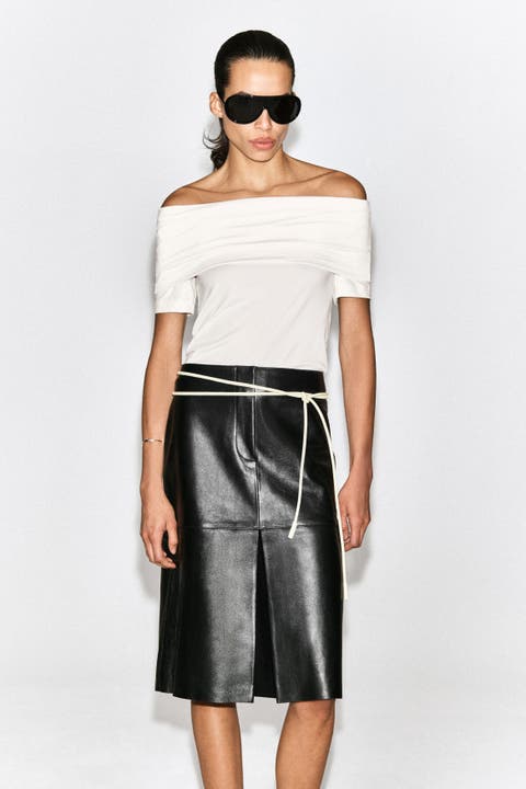 Folded Off-The-Shoulder Top