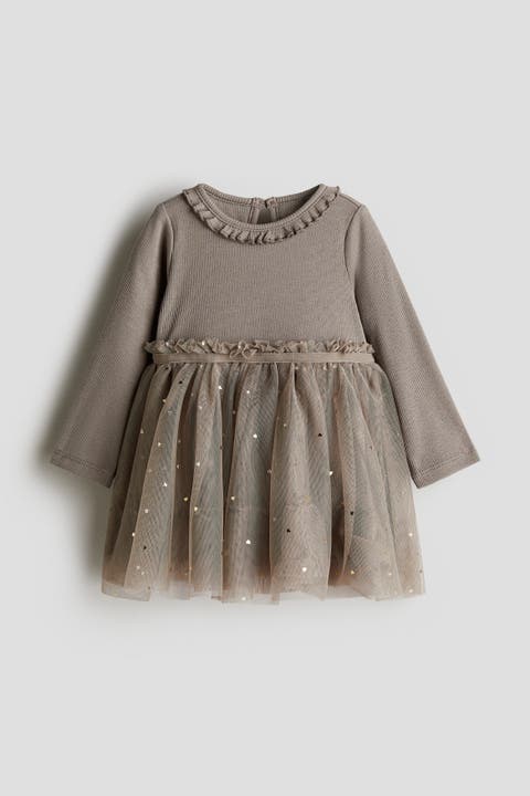 Tulle-skirt Dress