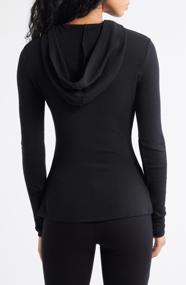 ARTLESS FOREVER Leni Hooded Top, Alternate, color, Black