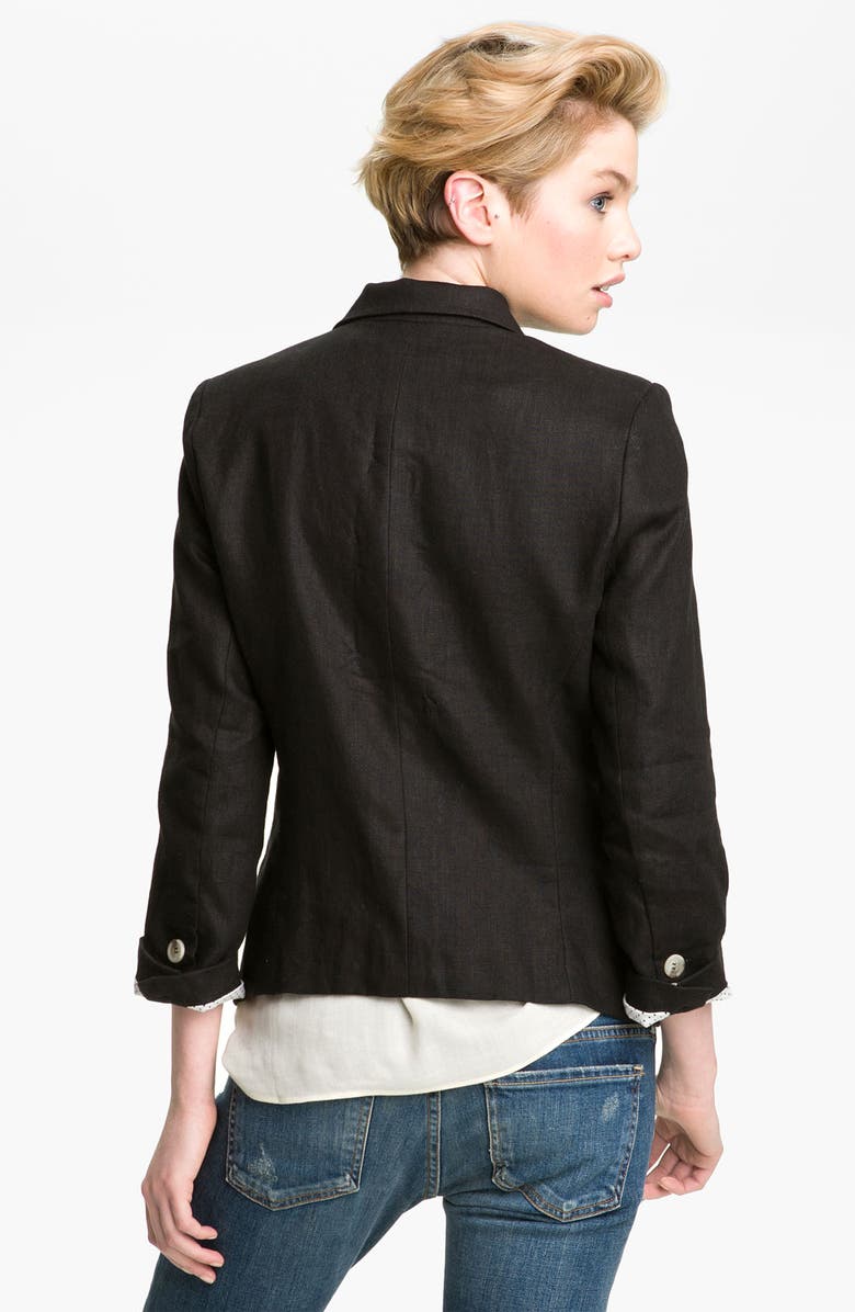 GIBSONLOOK Gibson Linen Blazer, Alternate, color, 