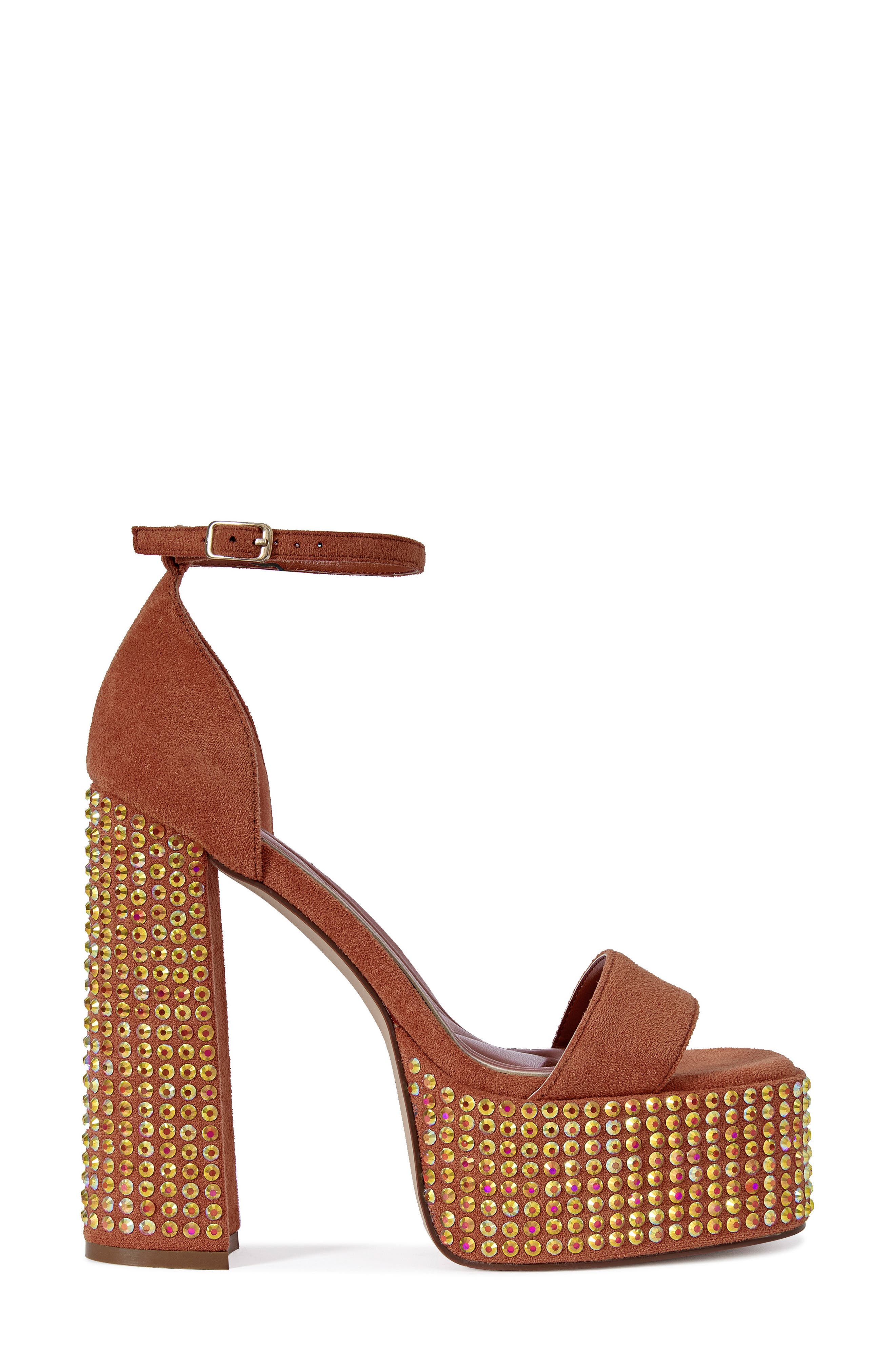 AZALEA WANG Wilma Ankle Strap Platform Sandal, Alternate, color, 